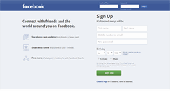 Desktop Screenshot of facebook.com
